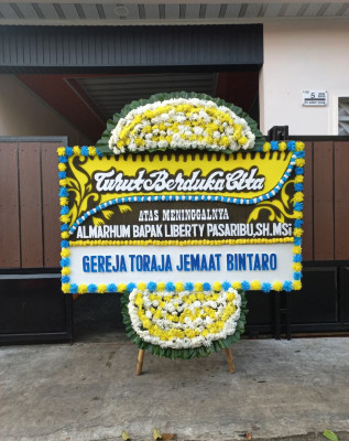 Papan Bunga Duka di Sukra