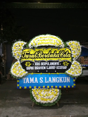 Papan Bunga Duka di Sukra